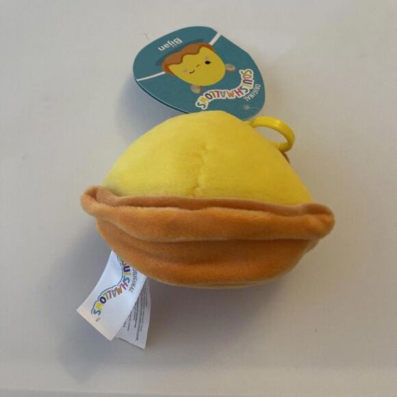 Squishmallows  Sealife Animal 3.5" Bijan the Dumbo Octopus Plush Doll Clip On - Picture 2 of 3